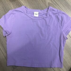 Tna Purple crop top